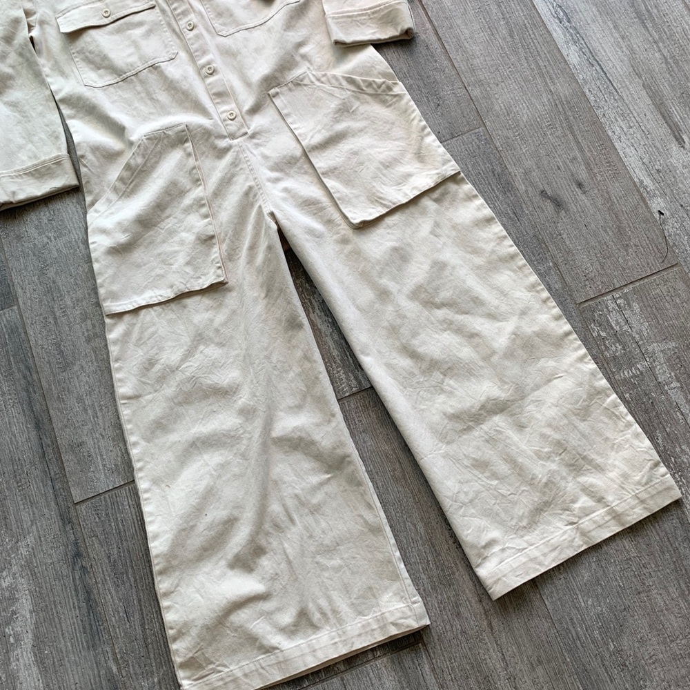 ๐ฅ๐ฅBILLABONG - (TAN) WORK AT IT JUMPSUIT๐ฅ๐ฅ - Picture 3 of 9